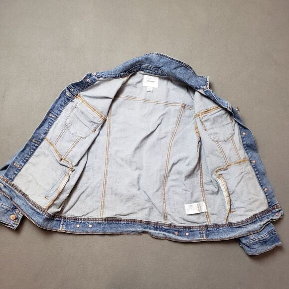 Women's Jean Jacket Size L Old Navy Denim Jacket - Picture 7 of 12